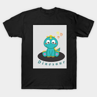 Blue Cute and Colorful Design T-Shirt